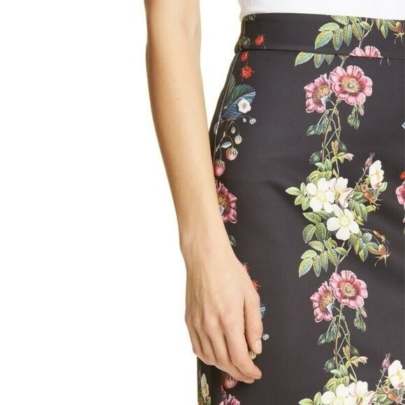 ❤︎ Ted Baker ❤︎ Ruella Flower Oracle Pencil Skirt -Ted Size3(US8) - Picture 5 of 6